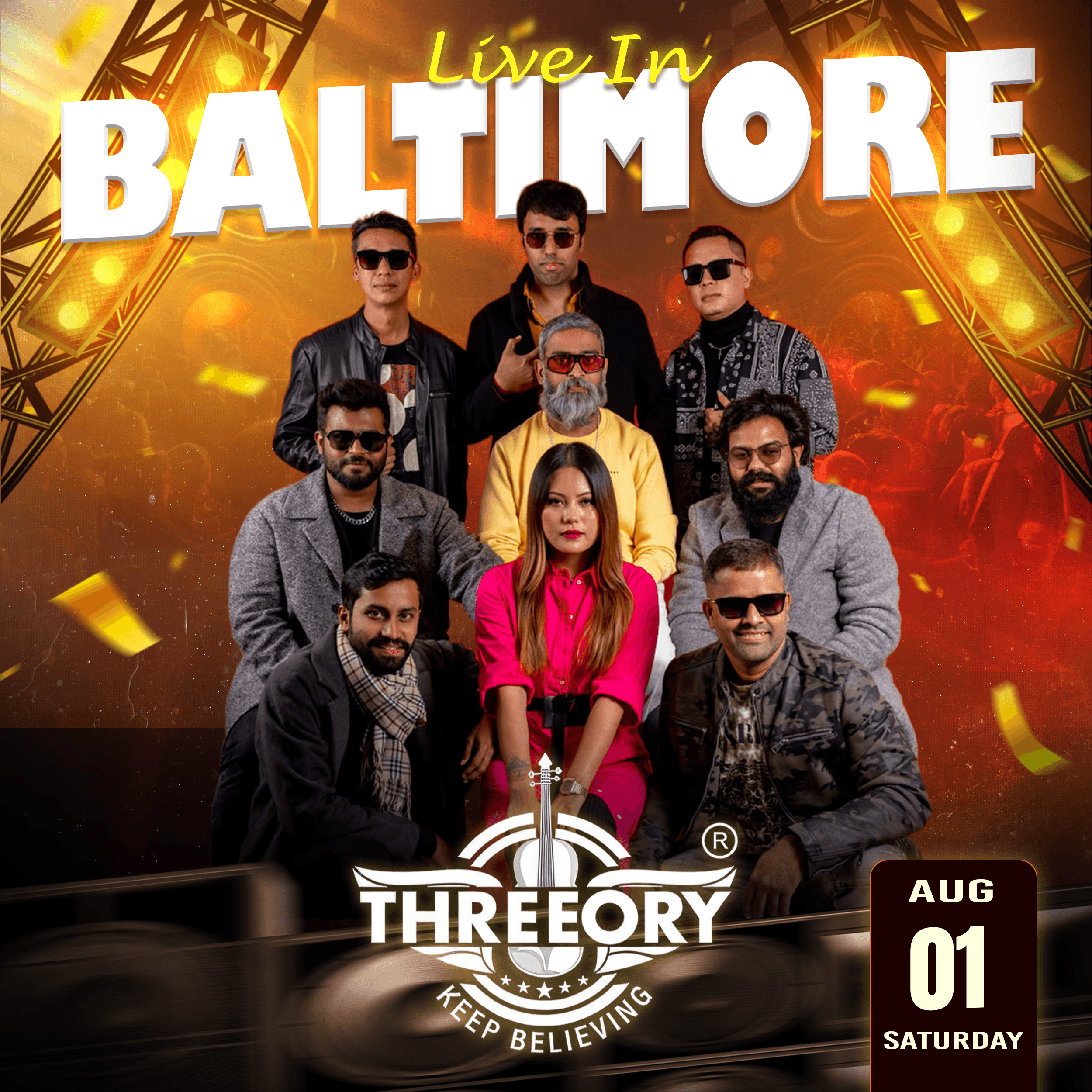 Threeory Band Live Concert